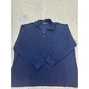 Polo Ralph Lauren‎ Pullover Sweater Quarter Zip Tall Long 4XLT